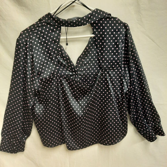 Pink Polka Dot Shirt - Picture 2 of 4